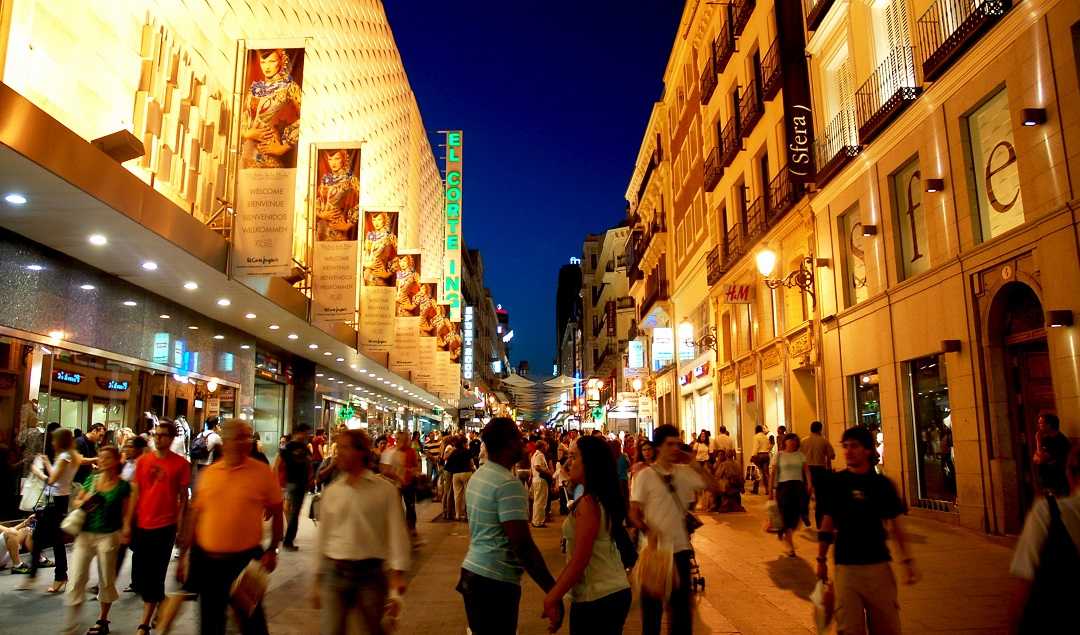 madrid alışveriş