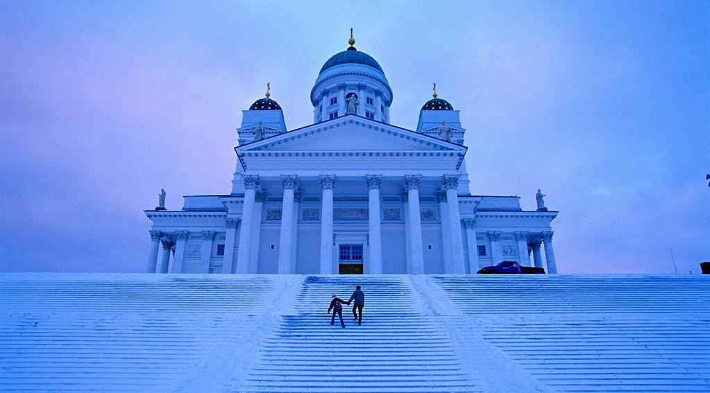 Helsinki Katedrali Senato Meydanı ve Luteryan Katedrali