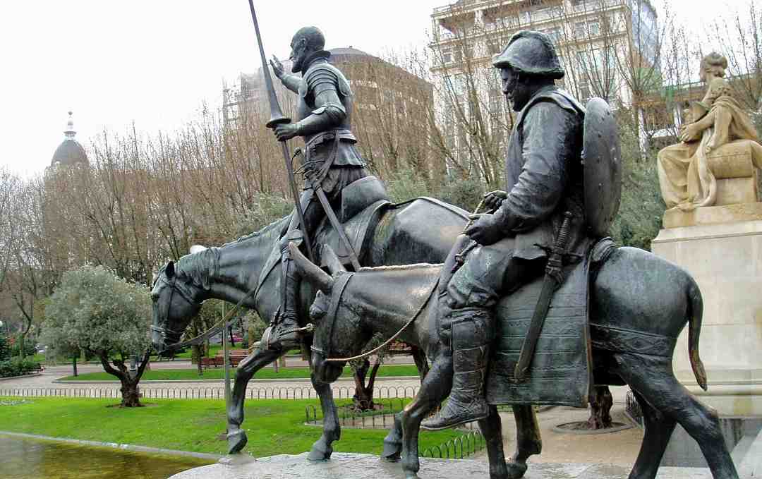 Madrid, Cervantes, Don Kişot Anıtı