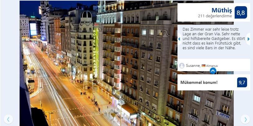 madrid en iyi merkezi ucuz konaklama