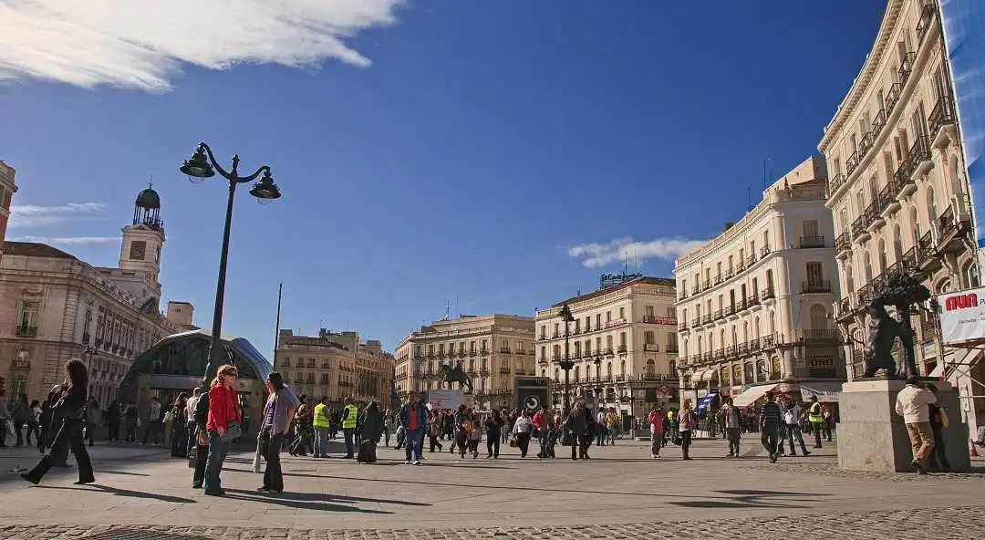 Madrid, puerta del sol, sol meydanı