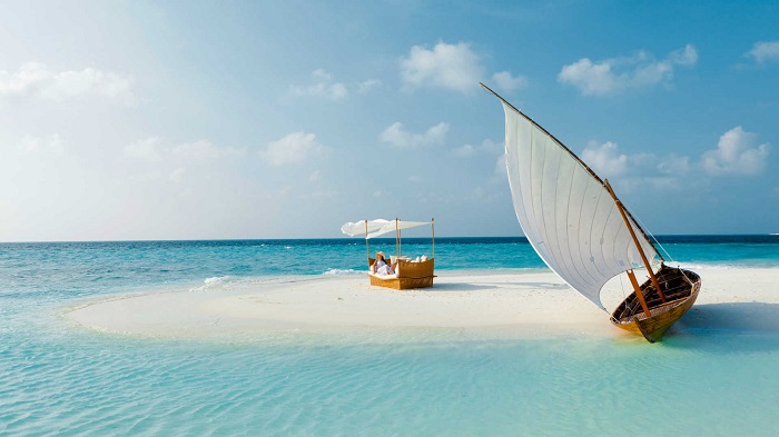 var man kan bo på Maldiverna; Baros ö