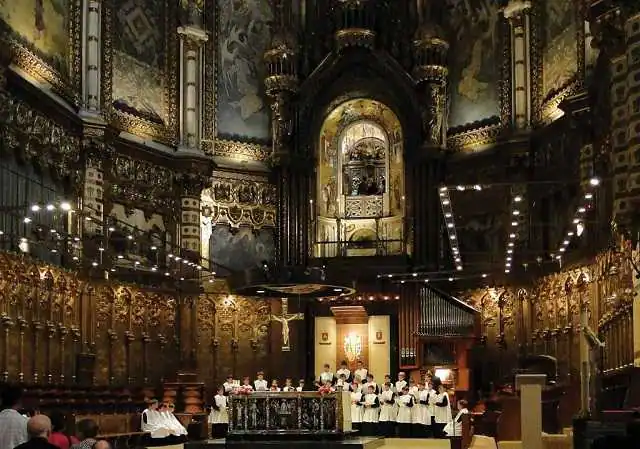 montserrat manastırı, çocuk korosu, bazilika