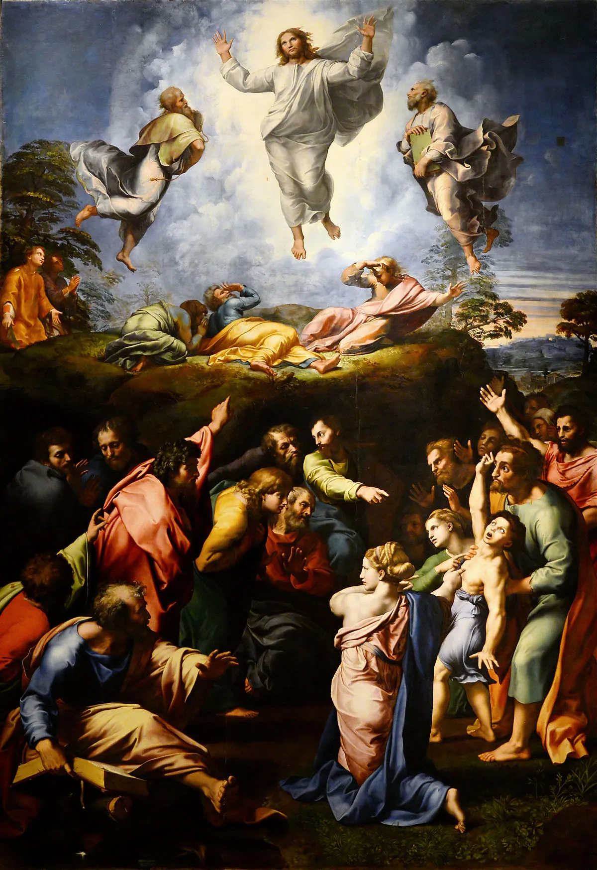 Transfiguracion - Rafael pinturas en pinacoteca