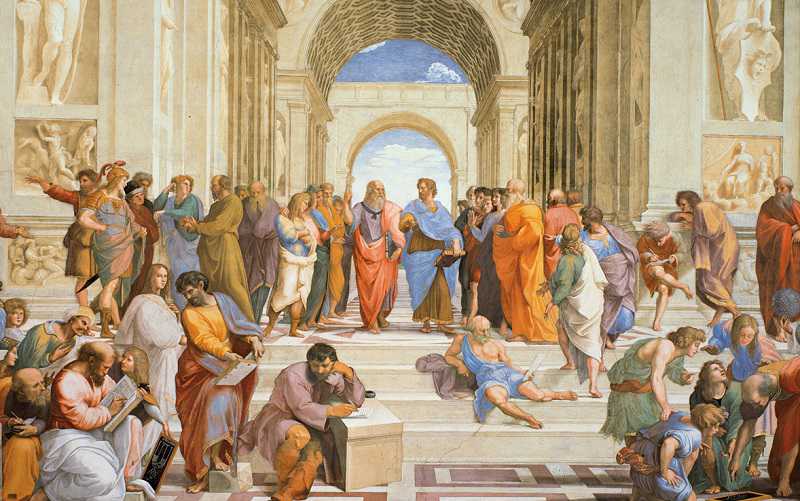 Stanze di Raffaello, Athener Schul