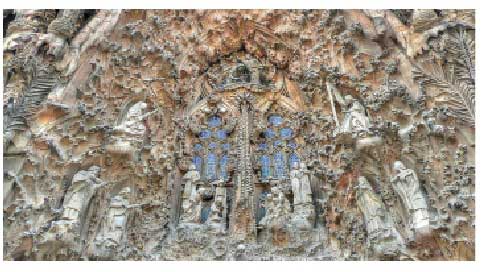 Nativity Façade The reliefs Gaudi designed by his hands on Nativity Façade