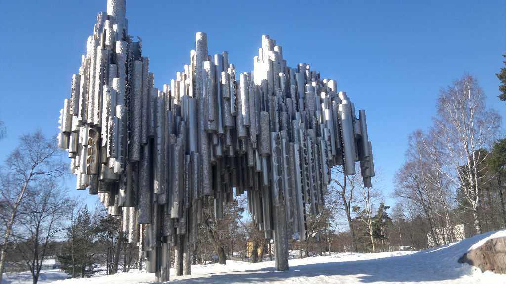 Helsinki Sibelius Parkı Anıtı Helsinki'de gezilecek anıtlar