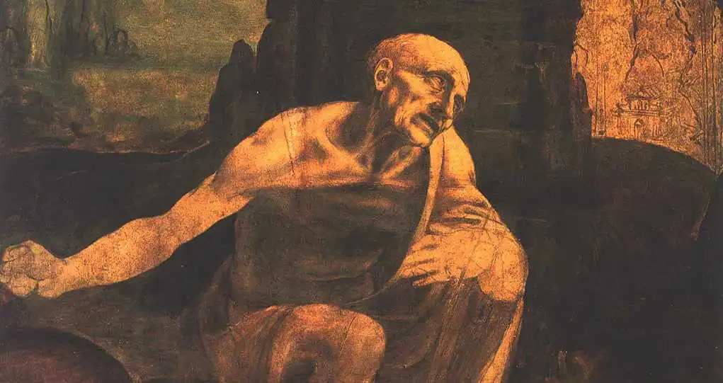 San Jeronimo - Leonardo da Vinci pinturas mas imortantes en museo del vaticanos